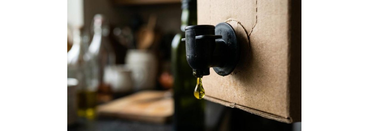 D�se, flaske eller Bag-in-Box? Emballageguide til ekstra jomfru olivenolie