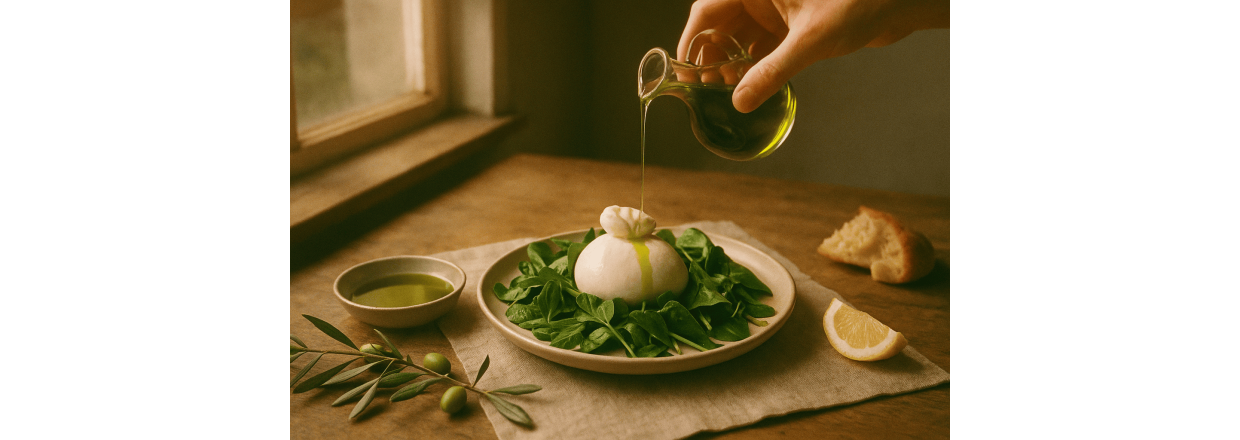 Bedste olivenolie til salater, gr�nt og burrata: Paringsguide