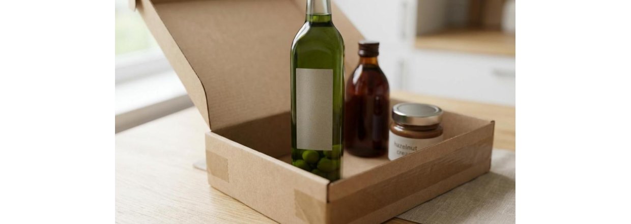 Startpakke til foodies: Pr�vekasse med olivenolier, PX-vineddike og n�ddecreme