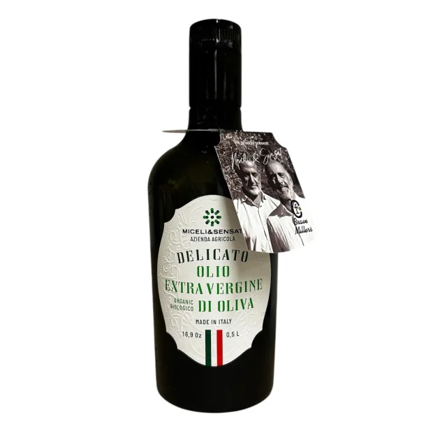 kologisk I.G.P SICILIA  Miceli &amp; Sensat Delicato Ekstra Jomfru Olivenolie 500ml